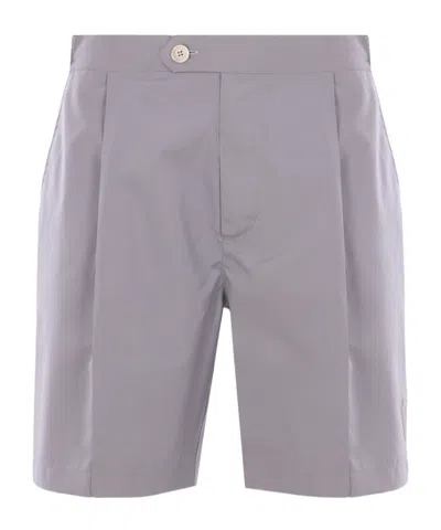 BRUNELLO CUCINELLI BRUNELLO CUCINELLI LOGO DETAILED BERMUDA SHORTS