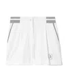 Brunello Cucinelli Elastic Waist Shorts In White
