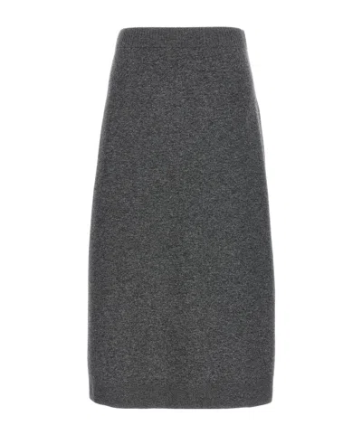 BRUNELLO CUCINELLI BRUNELLO CUCINELLI KNITTED MIDI SKIRT