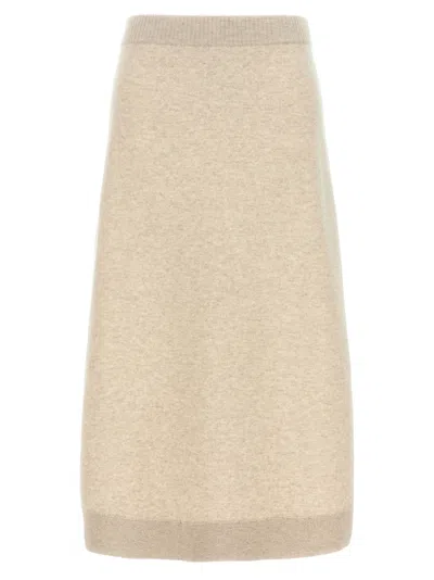 BRUNELLO CUCINELLI BRUNELLO CUCINELLI KNITTED MIDI SKIRT