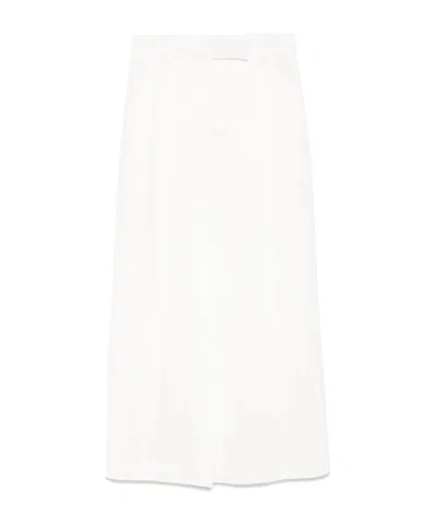 Brunello Cucinelli Elastic Waist Skirt In Multicolor
