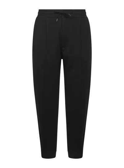 Brunello Cucinelli Elastic Waist Sweatpants In Black