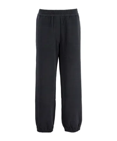 Brunello Cucinelli Elastic Waist Sweatpants In Black