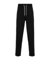 Brunello Cucinelli Elastic Waistband Casual Pants In Black
