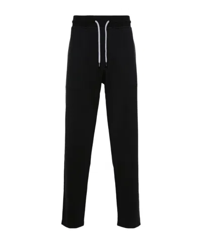 Brunello Cucinelli Elastic Waistband Casual Pants In Multicolor