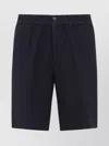 Brunello Cucinelli Elastic Waistband Linen Bermuda Shorts