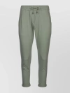 BRUNELLO CUCINELLI ELASTIC WAISTBAND RIBBED CUFFS TROUSERS