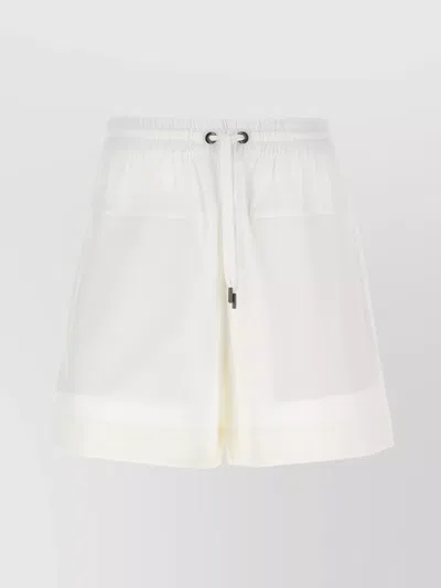 BRUNELLO CUCINELLI 'ELASTIC WAISTBAND TRACK PANEL SHORTS'