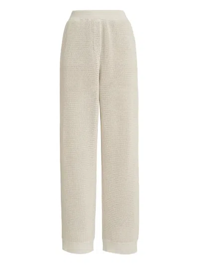 Brunello Cucinelli Women Straight-leg Trousers In Neutral
