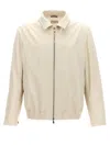 BRUNELLO CUCINELLI BRUNELLO CUCINELLI ELASTICATED HEM ZIPPED JACKET