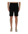 Brunello Cucinelli Elasticated Knee High Shorts In Black