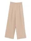 Brunello Cucinelli Elasticated Palazzo Pants In Neutral