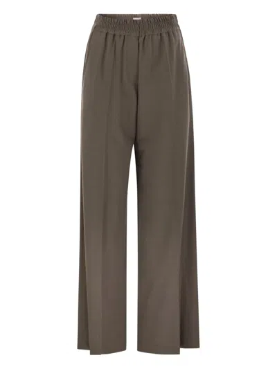 BRUNELLO CUCINELLI ELASTICATED TROUSERS