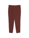 Brunello Cucinelli Elasticated Trousers In Brown