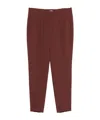 Brunello Cucinelli Elasticated Trousers In Brown