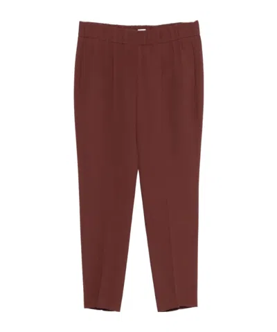 BRUNELLO CUCINELLI ELASTICATED TROUSERS