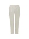 Brunello Cucinelli Beige Relaxed Joggers Pants In Neutral