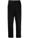 Brunello Cucinelli Elasticated-waist Slouchy Trousers In Black
