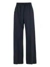 Brunello Cucinelli Blue Pants With Elastic Waist