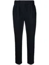 Brunello Cucinelli Tapered-leg Corduroy Trousers In Blue