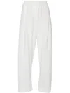 Brunello Cucinelli Elasticated-waistband Track Pants In White