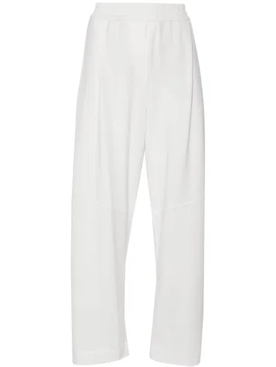 Brunello Cucinelli Elasticated-waistband Track Pants In White