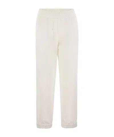 BRUNELLO CUCINELLI BRUNELLO CUCINELLI ELASTICATED WAISTBAND TRACK TROUSERS