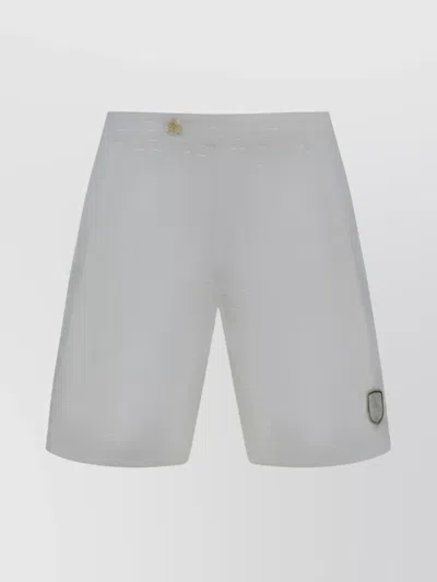 Brunello Cucinelli Elasticized Waistband Regular Fit Shorts In Gray