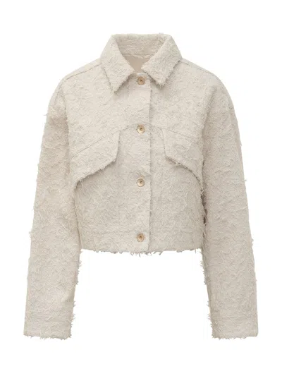 Brunello Cucinelli Elegant Tailored Jacket With Applied Pockets And Buttons In Neutral