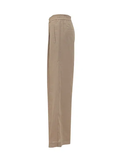 Brunello Cucinelli Elegant Trousers With Tailored Fit In Neutral