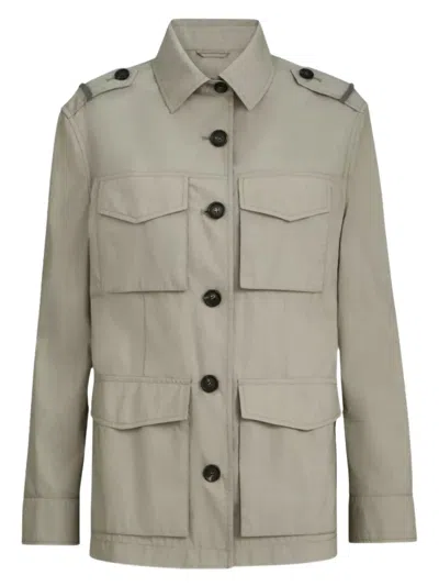 Brunello Cucinelli Elegant Women's Mini Coat In Sand