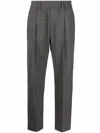 BRUNELLO CUCINELLI STYLISH BLACK CROPPED TROUSERS FOR WOMEN