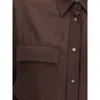 Brunello Cucinelli Embellished Collar Shirt
