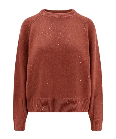 BRUNELLO CUCINELLI EMBELLISHED JUMPER