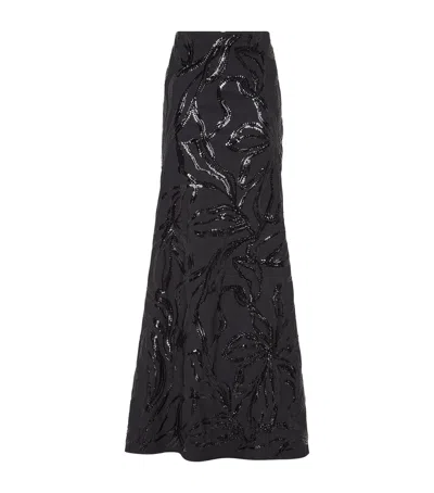 BRUNELLO CUCINELLI EMBELLISHED MAXI SKIRT