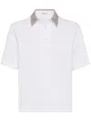 Brunello Cucinelli Women Polo T-shirt In White