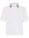 Brunello Cucinelli Women Polo T-shirt In White