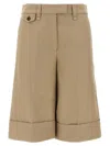 Brunello Cucinelli Turn-up Bermuda Shorts Bermuda And Short Beige