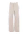 Brunello Cucinelli Embellished Twill Trousers In Gold