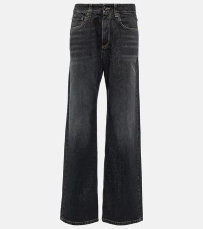 BRUNELLO CUCINELLI EMBELLISHED WIDE-LEG JEANS