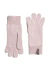 Brunello Cucinelli Embellishment-tab Gloves In Pink