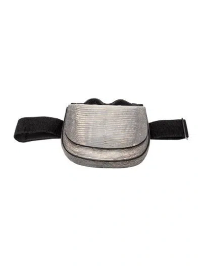 Pre-owned Brunello Cucinelli Embossed Leather Belt Bag In Multi