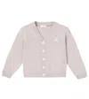Brunello Cucinelli Embroidered Cashmere Cardigan In Neutral