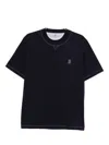 Brunello Cucinelli Slim Fit Crew-neck T-shirt In Lightweight Cotton Jersey
