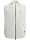 Brunello Cucinelli Embroidered Gilet In White