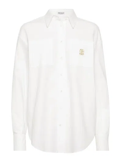 BRUNELLO CUCINELLI CAMISA - BLANCO