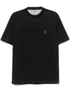Brunello Cucinelli Logo-embroidered Cotton T-shirt In Multicolor