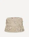 Brunello Cucinelli Mcap99001 Embroidered Sequin Bucket Hat In Neutral