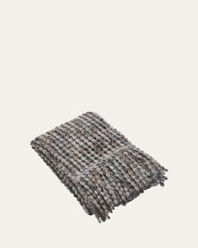 Brunello Cucinelli Embroidered Wool & Cashmere Scarf In Multi