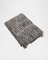 Brunello Cucinelli Embroidered Wool & Cashmere Scarf In Multi